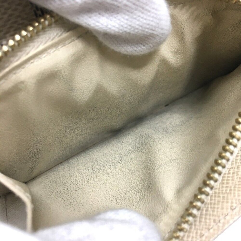 Authentic LOUIS VUITTON M9835 Ceinture Pochette solo Bag Waist Pouch Canvas Whit - Picture 7 of 16